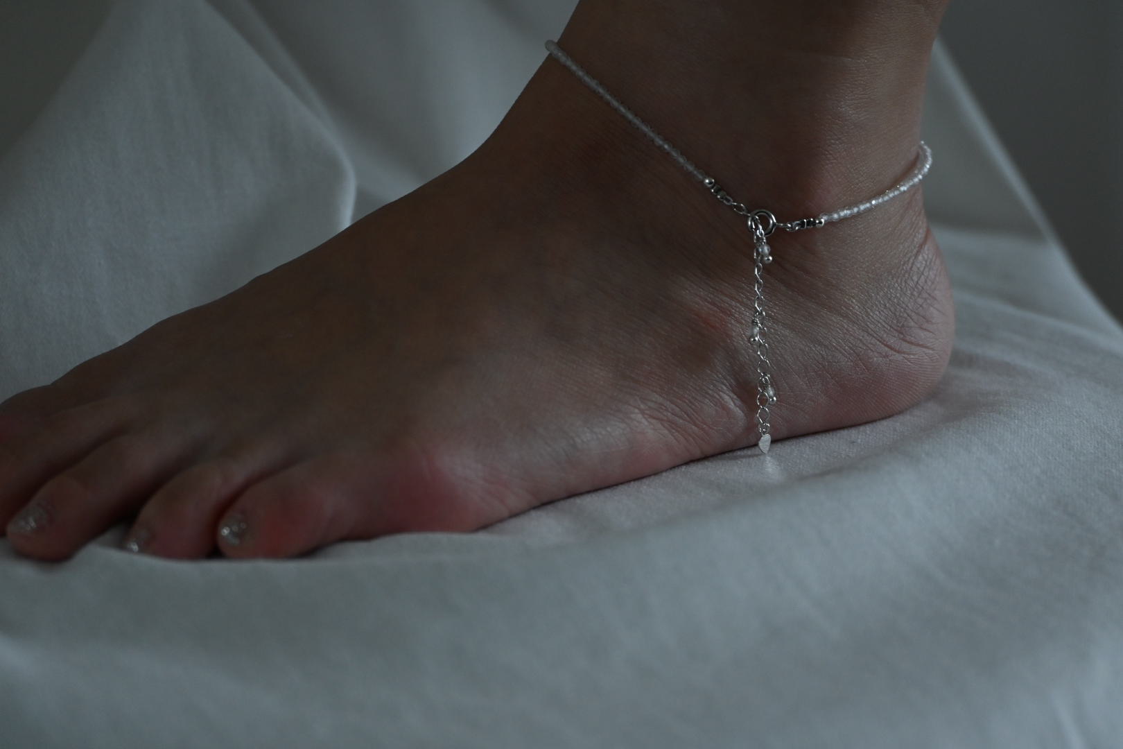 Anklet ditas stone quartz