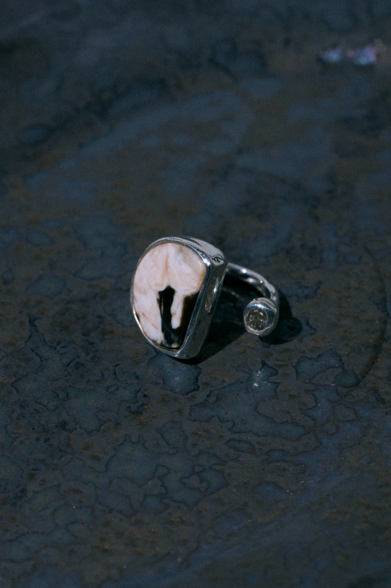 JASPER DIAMOND RING CUFF