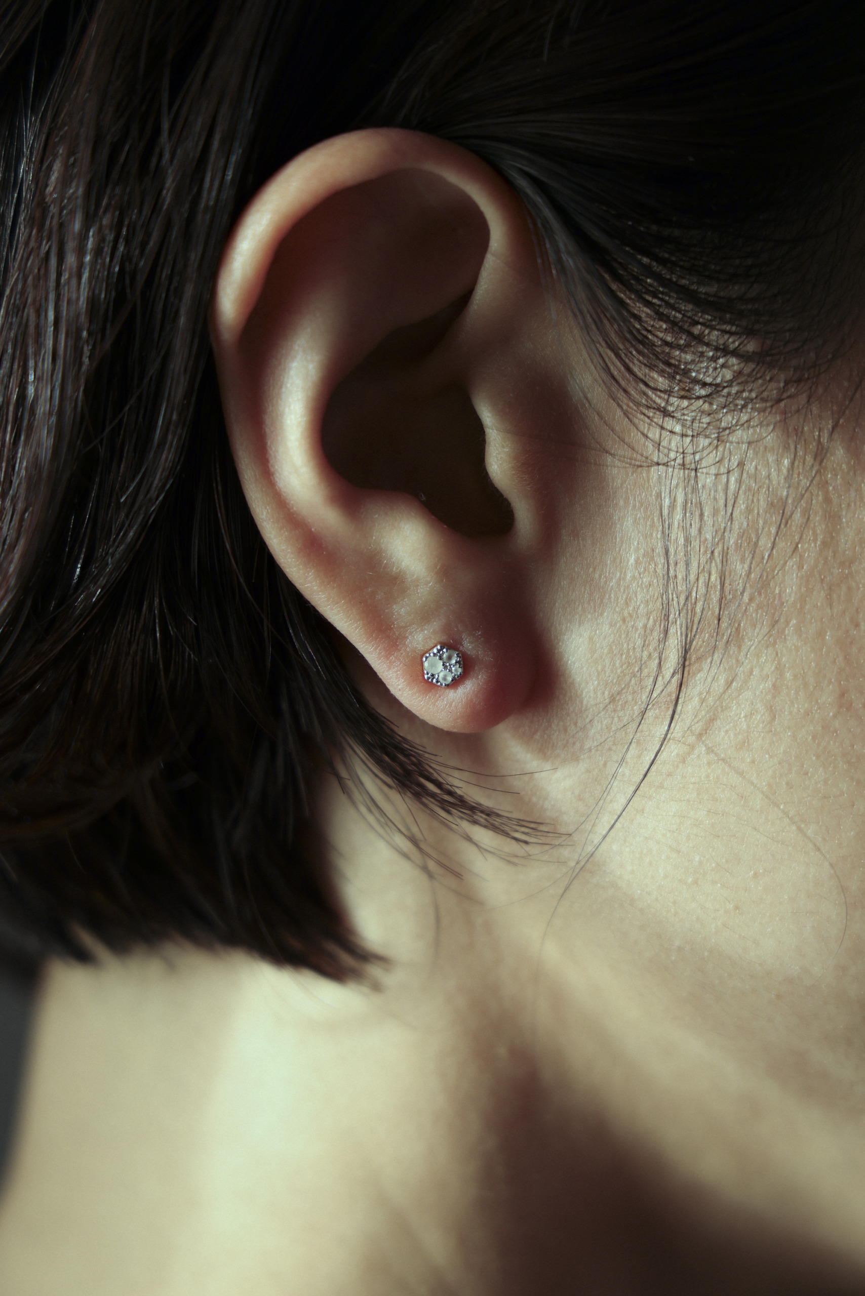UNICA PIERCE -Moon Stone-(10K)